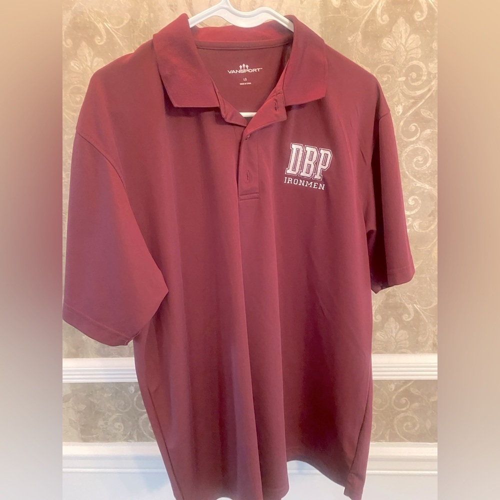 Maroon Van Heusen Don Bosco Polo Shirt